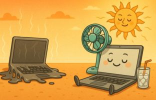 Hou je laptop koel tijdens warme zomerdagen